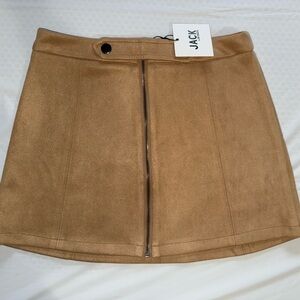 NWT Jack by BB Dakota Camel Mini Skirt
